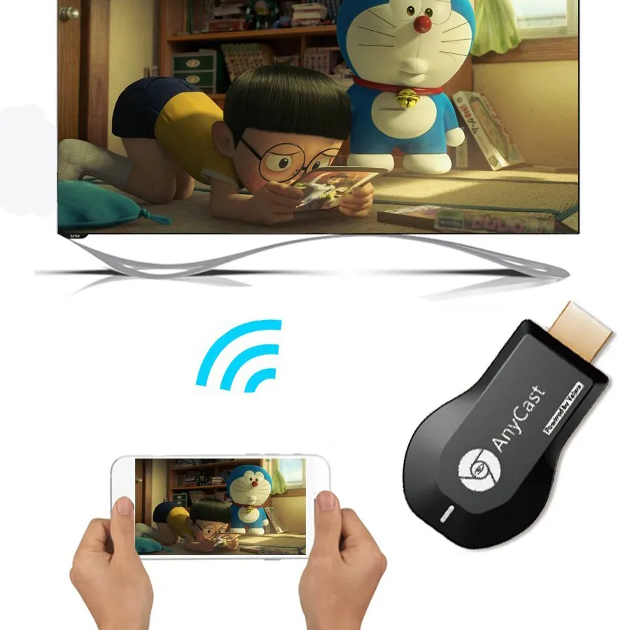 WiFi Anycast M9 Plus Wireless HDMI (μαύρο)