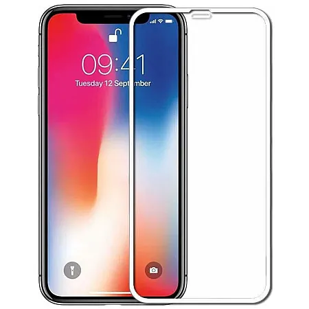 5D Tempered Glass 9Η Προστασία Οθόνης iPhone 11 - XR (6,1') - Διάφανο