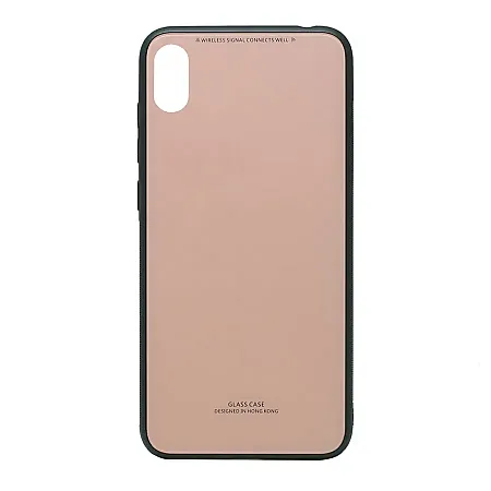 ΘΗΚΗ HUAWEI Y5 2019 GLASS CASE ΡΟΖ