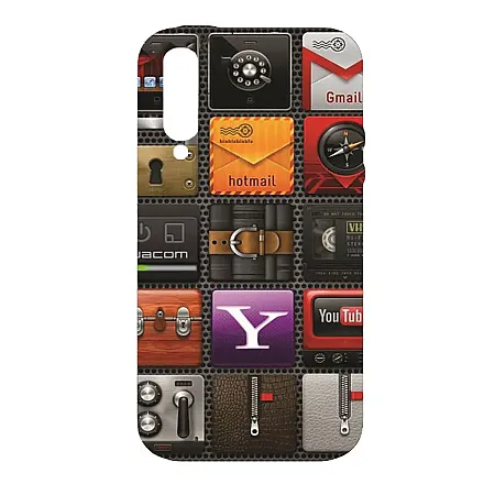 Θήκη για Xiaomi Mi 9 Glass Case Social