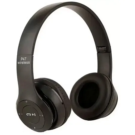 Ακουστικά Κεφαλής P47 Bluetooth Headphones (μαύρο)
