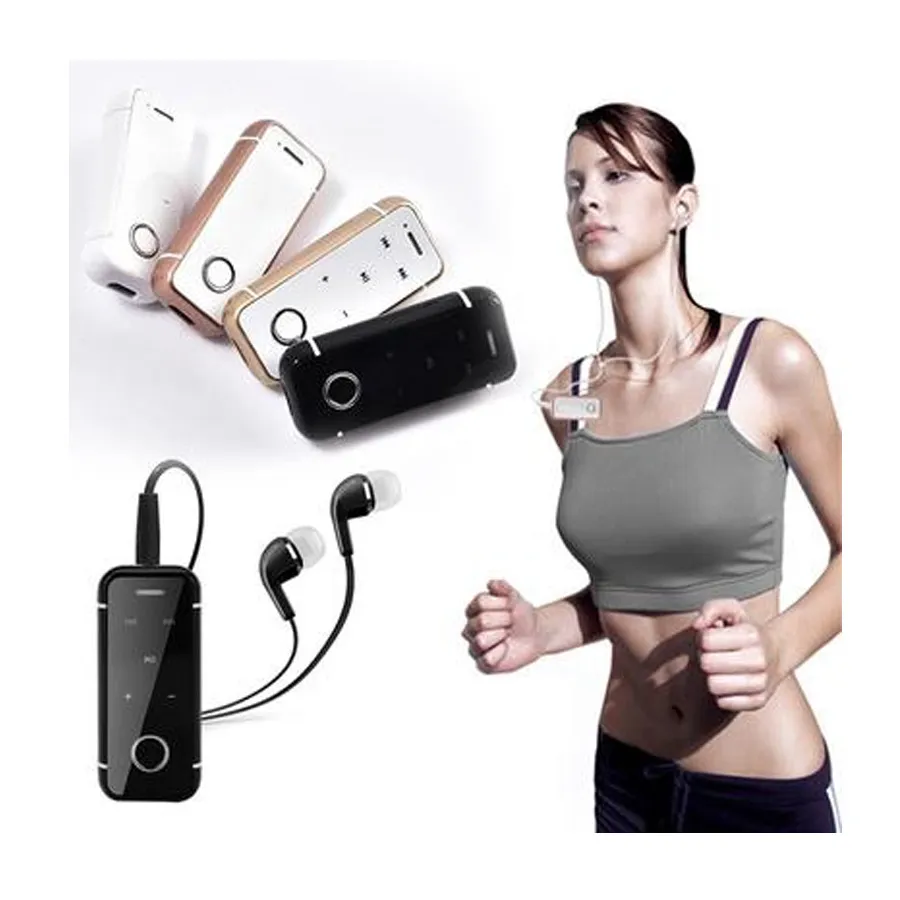 Bluetooth i6S CLIP-ON Headset (άσπρο)