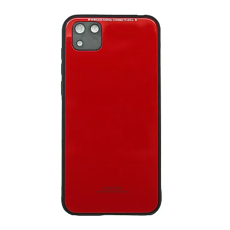 ΘΗΚΗ GLASS CASE FOR HUAWEI Y5P RED