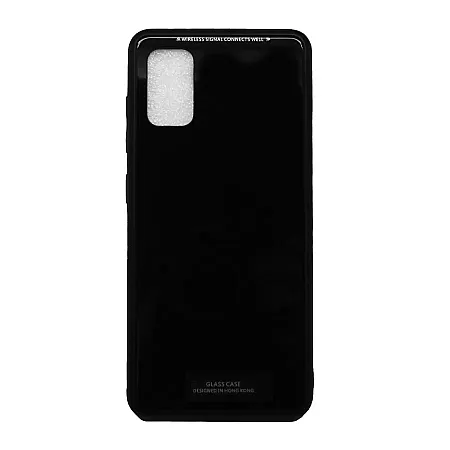 ΘΗΚΗ GLASS CASE FOR SAMSUNG GALAXY A41 BLACK