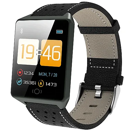 Smartwatch MROSW CK19 (με bluetooth - μαύρο)