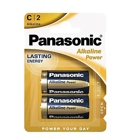 Μπαταρίες Τύπου C 2 Panasonic Αλκαλικές 2 Τεμάχια