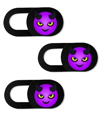 Super Thin Slider Web Camera Cover (Angry face)