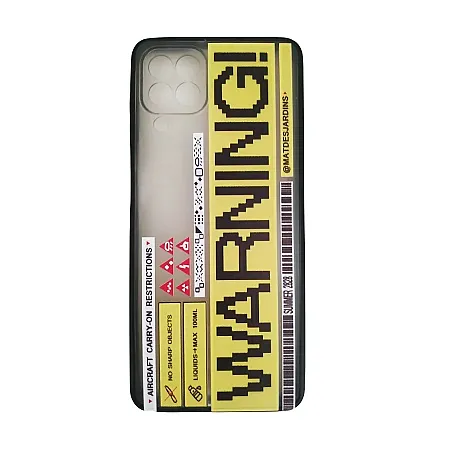 Θήκη για Samsung A22 4G Back Cover Warning