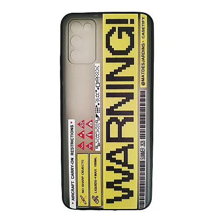Θήκη για Samsung A02s Back Cover Warning