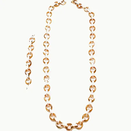 Κρεμαστή Αλυσίδα Κινητού SET 15cm + 90 cm (κεχριμπάρι)