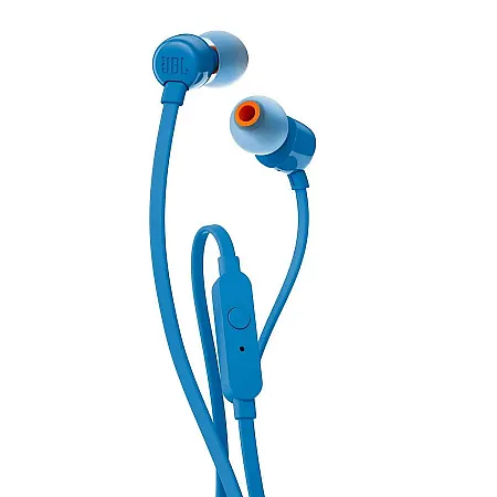 Handsfree JBL T110E In-ear 3.5mm (μπλε)
