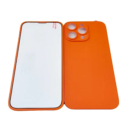 Θήκη για iPhone 12 Pro Max Full 360° All in One Glass (πορτοκαλί)