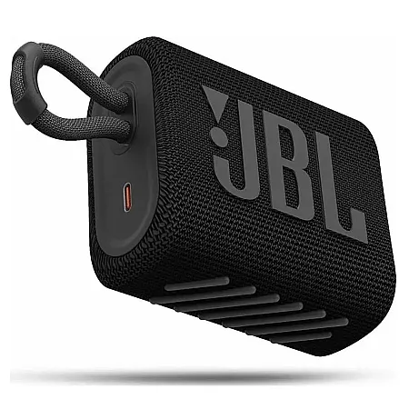 JBL Go 3 Αδιάβροχο Ηχείο Bluetooth 4.2W με 5 ώρες Λειτουργίας (μαύρο)