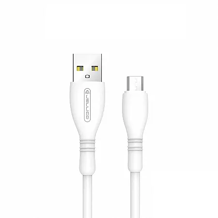 Καλώδιο Φόρτισης/Δεδομένων Jellico B9 Data Cable Micro 1m (άσπρο)