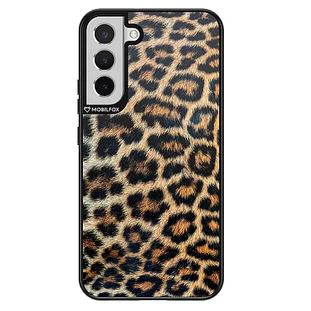 Θήκη για Samsung S22 Plus Mobilfox Leopard Full-Shock (μαύρο)