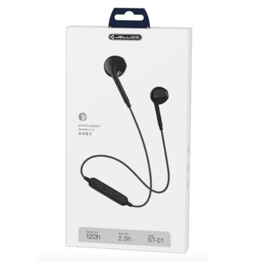 Ακουστικά Jellico ST-01 In-Ear Bluetooth Handsfree (μαύρο)