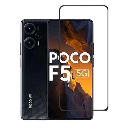 5D Full Glue Tempered Glass 9H Προστασία Οθόνης Xiaomi Poco F5 (μαύρο)