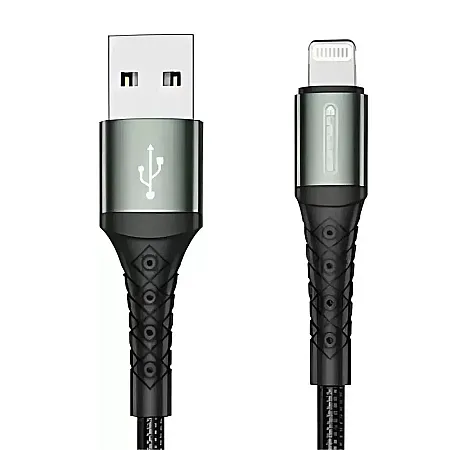 Καλώδιο Φόρτισης/Δεδομένων JELLICO B12 USB σε Lightning 2m (μαύρο)