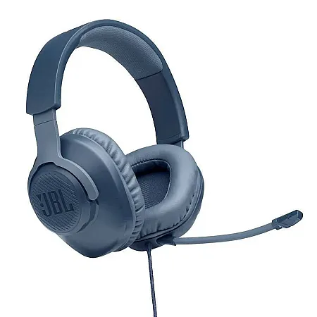 Headset Gaming JBL Quantum 100 Over-Ear (μπλε)