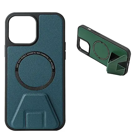 Θήκη για iPhone 14 Pro MagSafe Stand Case (μπλε)