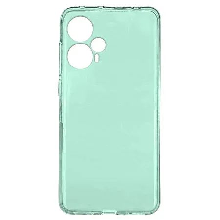 Θήκη για Xiaomi Poco F5 Σιλικόνης Διάφανη (πράσινο)