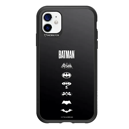 Θήκη για iPhone 11 Mobilfox Bat Icons Full-Shock (μαύρο)