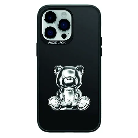 Θήκη για iPhone 13 Pro Mobilfox Dollar Bear Full-Shock  (μαύρο)
