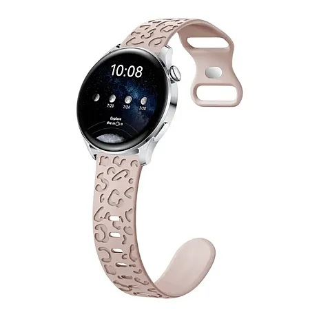 Λουράκι Σιλικόνης για Apple Watch Leopard 38/39/40/41mm (Nude)