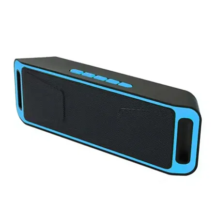 Ασύρματο Ηχείο SC208 Double Speaker (Handsfree Call, TF Card, AUX Audio, FM - μπλε)