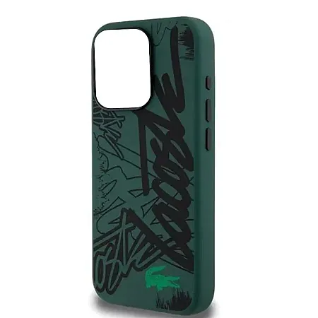 Θήκη για iPhone 15 Pro Lacoste HC Silicone Graffiti (LCHCP15LGRAK - μαύρο)