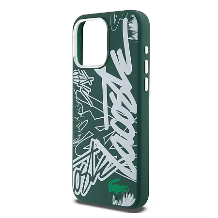 Θήκη για iPhone 15 Pro Lacoste HC Silicone Graffiti (LCHCP15LGRAH - άσπρο)