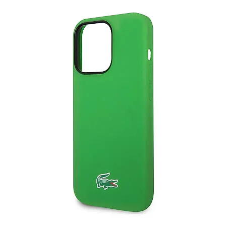 Θήκη για iPhone 15 Pro Lacoste HC Silicone Croc Logo Magsafe (LCHMP15LSLON - πράσινο)