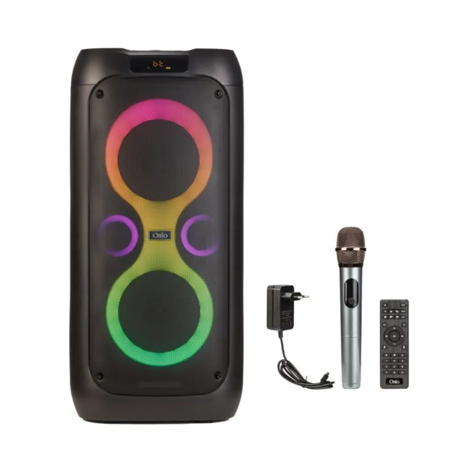 Ασύρματο Ηχείο Osio OBT-8050 100W με Ασύρματο Μικρόφωνο (μαύρο)
