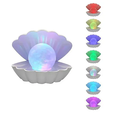 Διακοσμητικό Φωτιστικό Κοχύλι LED Colors (άσπρο)
