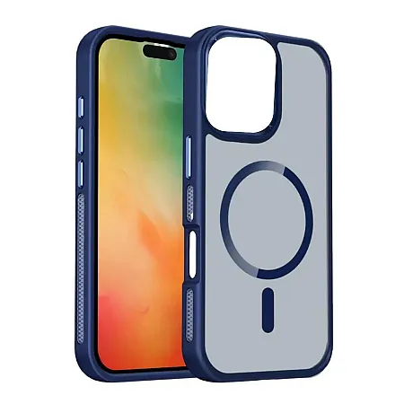 Θήκη για iPhone 16 Plus Color Magsafe (μπλε)