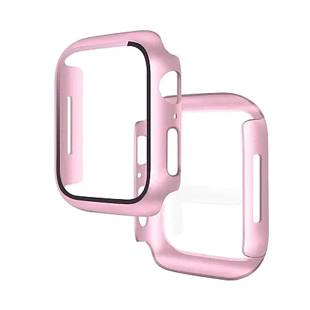 Θήκη για Apple Watch Ultra 2 Cover Tempered Glass (ροζ)