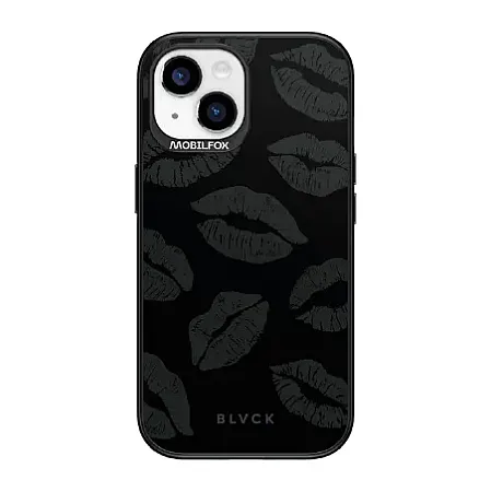 Θήκη για iPhone 15 Mobilfox Dark Lips Full-Shock (μαύρο)