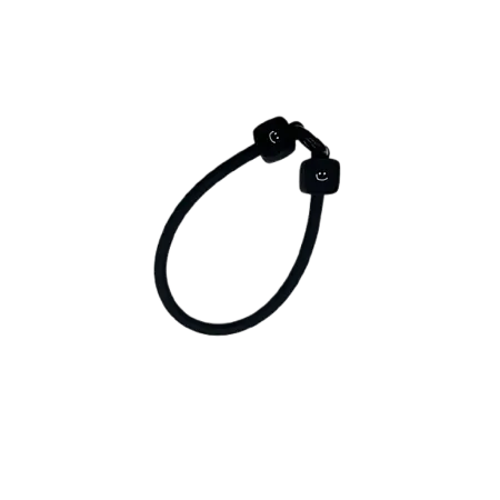 Λουράκι Καρπού Smile για όλες τις Θήκες (Μάυρο)