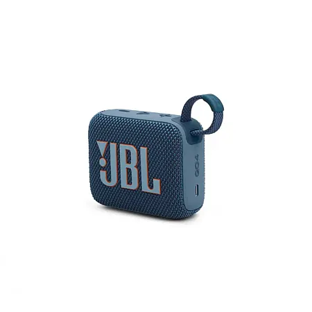 JBL Go 4 Αδιάβροχο Ηχείο Bluetooth 4.2W με 7 ώρες Λειτουργίας (Μπλε)
