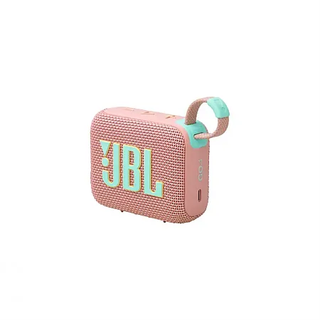 JBL Go 4 Αδιάβροχο Ηχείο Bluetooth 4.2W με 7 ώρες Λειτουργίας (Ροζ)
