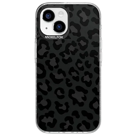 Θήκη για iPhone 15 Mobilfox BLACK LEOPARD Full-Shock