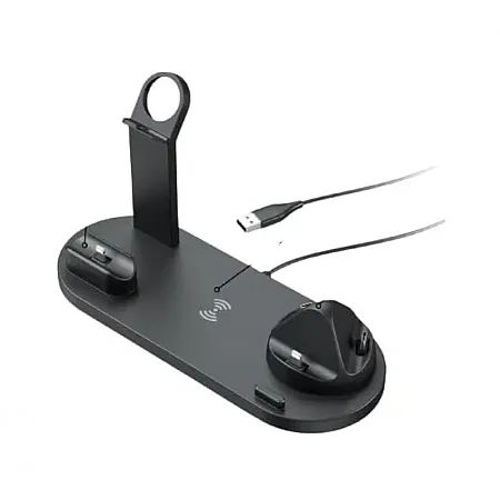 Βάση Ασύρματης Φόρτισης Μαγνητική BXD-07A, 6-in-1 15W (Μαύρο)