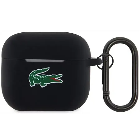Θήκη για Airpods 3 Lacoste Liquid Silicone Croc Logo (Μαύρο-LCA3SLOK)