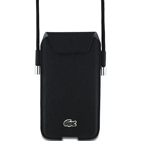 Universal XL Pouch Κινητού Lacoste Iconic Petit Pique (Μαύρο-LCPSP15XPVCK)