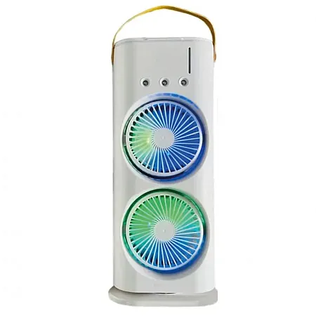 Ανεμιστήρας DualCool με Spray και Τηλεχειρισμό – 1800mAh (Άσπρο)