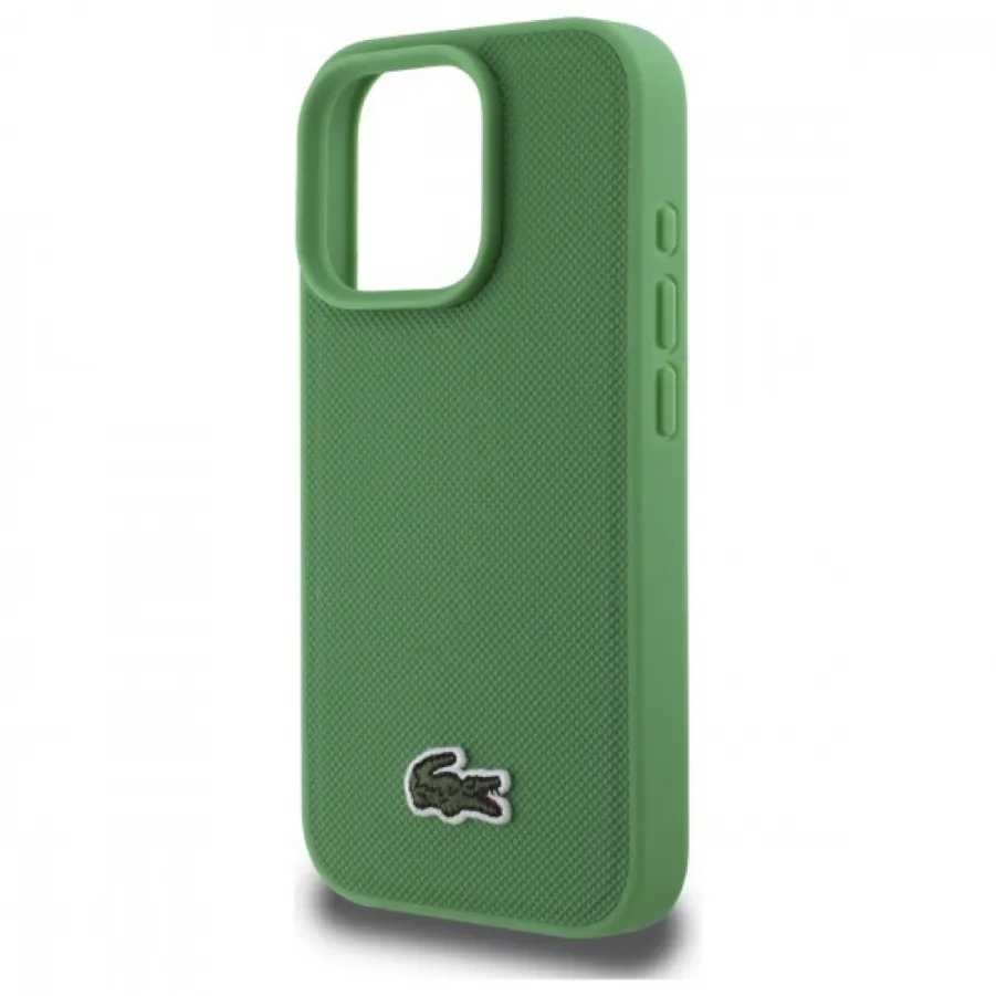 Θήκη για Iphone 16 Pro  Lacoste Woven Iconic Petit Pique Magsafe (Πράσινο-LCHMP16LPVCN)