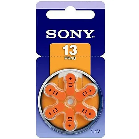 ΜΠΑΤΑΡΙΕΣ SONY 13 PR48 1.4V ΑΚΟΥΣΤΙΚΩΝ 6 TMX