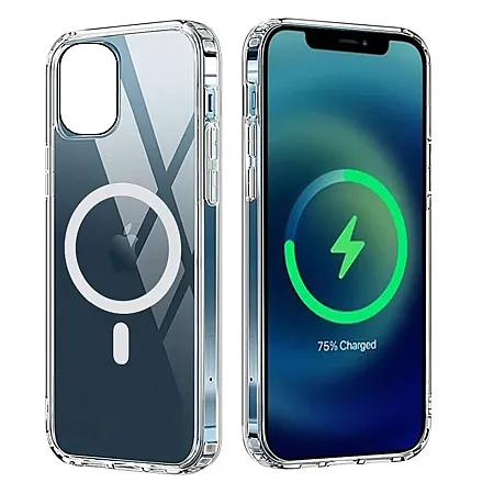 Θήκη για iPhone 17 Pro Mag Safe Back Cover Σιλικόνης (Διάφανο)