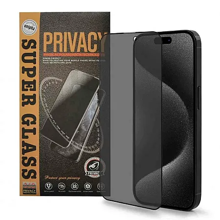 Privacy - Matte Full Glue Tempered Glass 9H Προστασία Οθόνης για iPhone 17