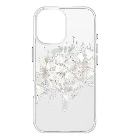 Θήκη για iPhone 16 Pro Max Gem Stones Magsafe (Διάφανο)